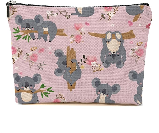Cute Koala Makeup Bag Koala Gifts for Women Cosmetic Bag Animal Lover Gifts