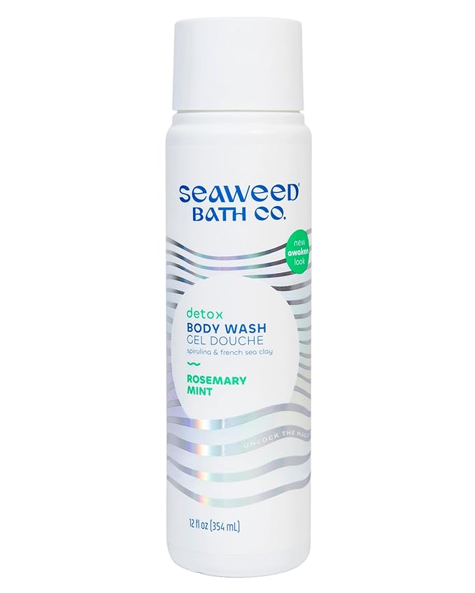 Seaweed Bath Co. Detox Body Wash, Orange Cedar, 12 oz