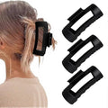 Fashion Hair Clips, Cloud Hair Pins for Women, 3.9 inch Hair Claw Clip for Thick/Fine/Thin/Curly Hairstyle, Black 3 Pack
