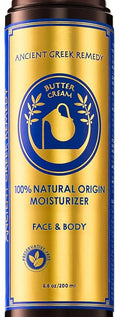 Organic Face Moisturizer for Dry Skin, Hydrating Facial & Body Butter Cream