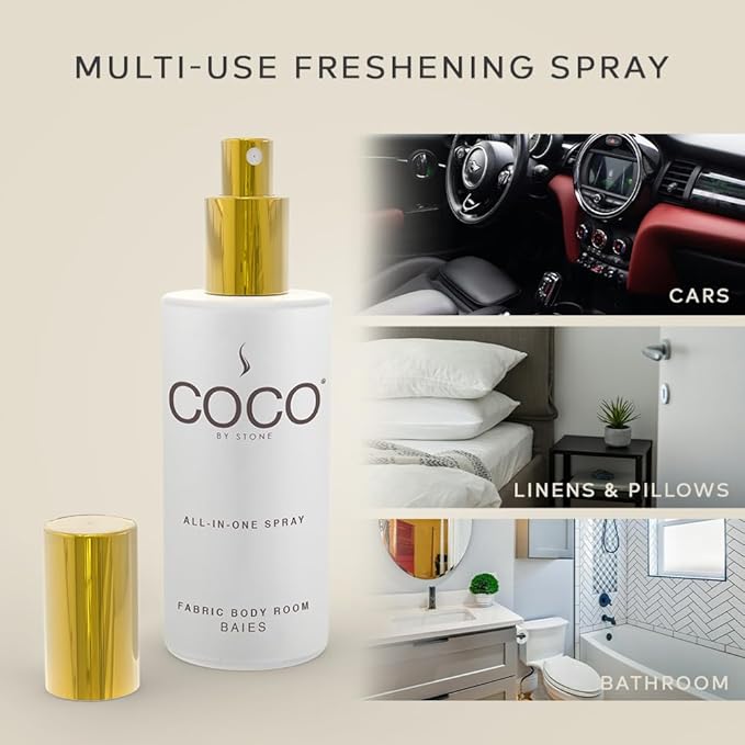 COCO by Stone 5oz All-in-One Spray Baies Fabric & Room Spray