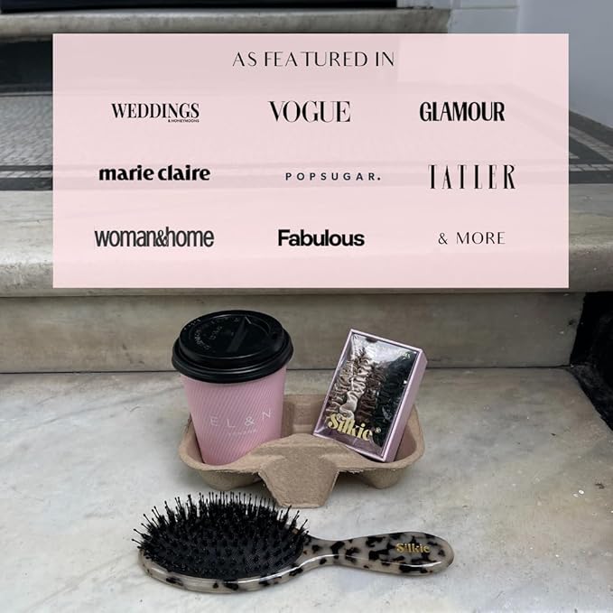 SILKIE x4 Set 100% Pure Mulberry Silk Pink Nude Neutral Skinny Scrunchies Travel Pouch Everyday Hair Ties Elastics Hair Care Ponytail Holder No Damage (Nudes)