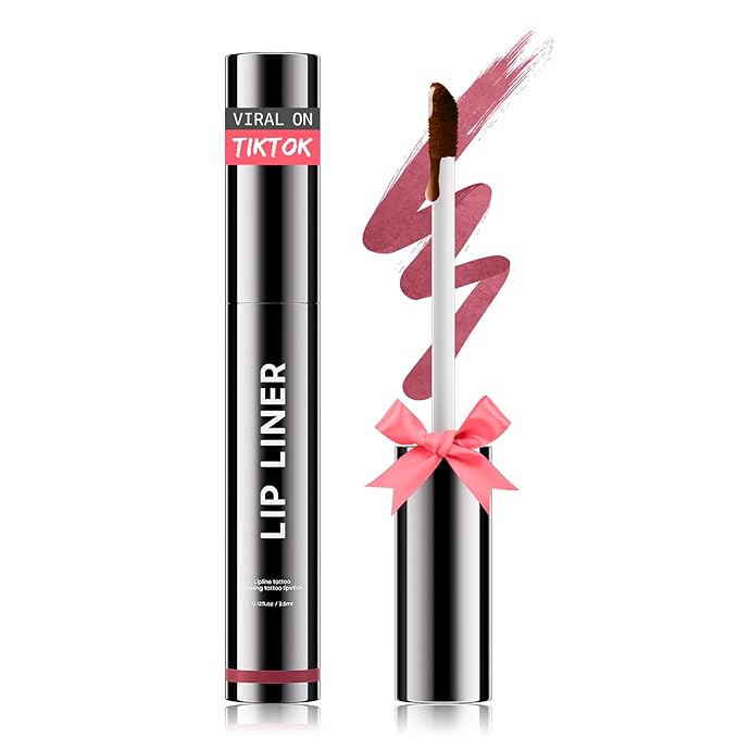 OETUIOW Lip Tint Stain Peel Off - Waterproof Lip Liner Stain, Create A Natural Lip Color, Enhancing Complexion for All Skin Types (Mauve)