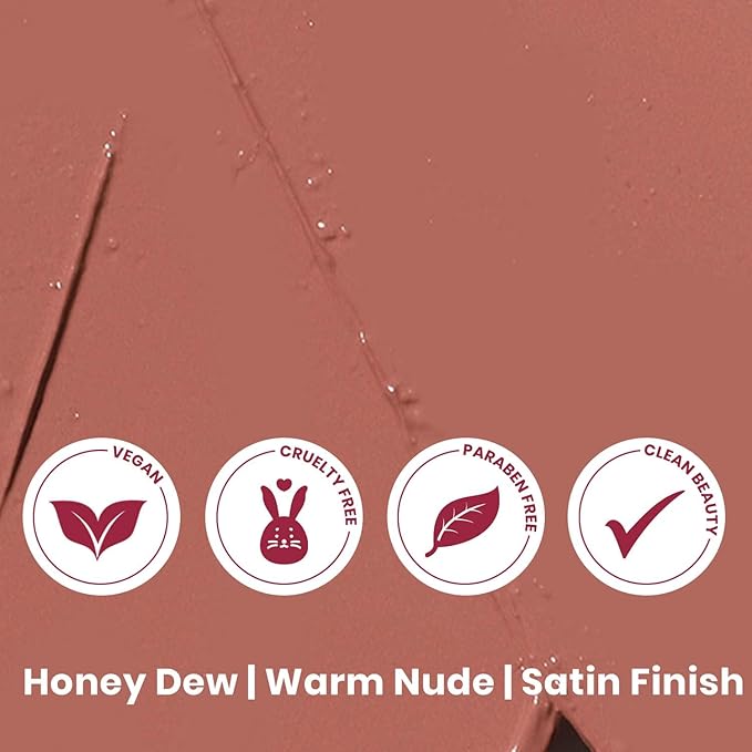 True + Luscious Super Moisture Lipstick | Satin Sheer Lasting Hydrating Lip Color for Dry Lips & All Skin Tones | Lightweight Feel with Hyaluronic Acid & Konjac Root | Vegan | Honeydew
