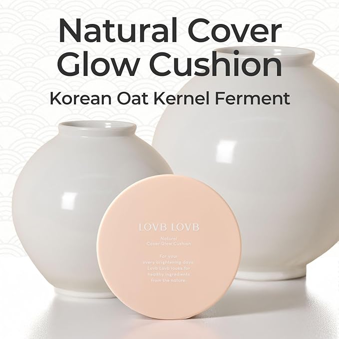 LOVB LOVB Natural Cover Glow Cushion Foundation 21N Light Beige