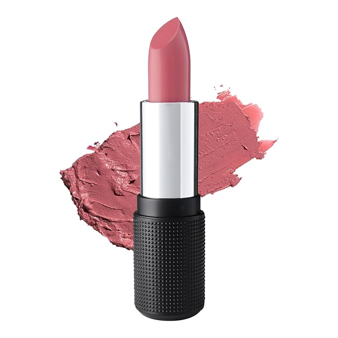 Red Apple Full Body Lipstick for Women - Vegan Gluten Free Organic Lipstick - Creamy Lip Color, Nourishing Lip Makeup w Vitamin E - WARM MEDIUM PINK SHADE - KISSIMMEE