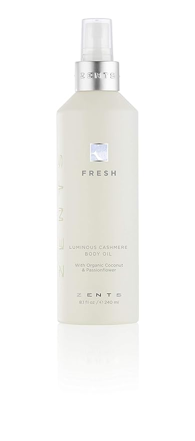 Zents Luminous Cashmere Body Oil (Fresh Fragrance) 8 fl oz