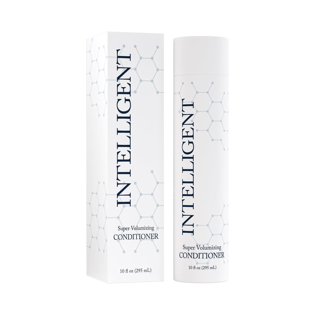 INTELLIGENT Super Volumizing Hair Loss Conditioner - Strengthens Weakened Hair and Maximizes Volume | All Hair Types for Men and Women | 10 fl oz (290 ml)