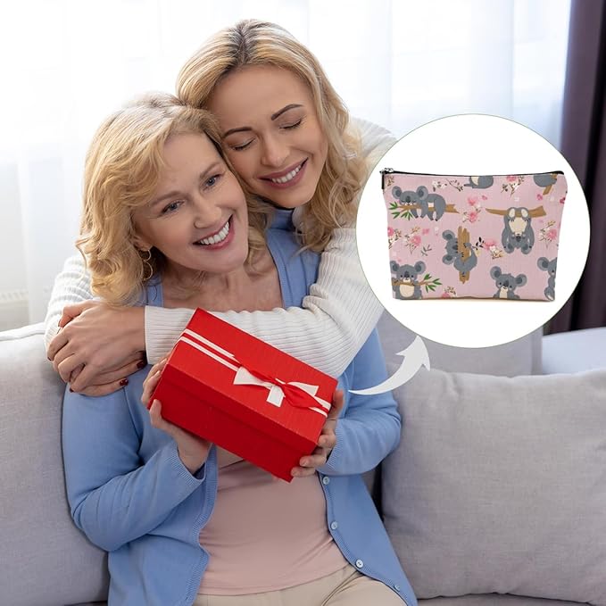 Cute Koala Makeup Bag Koala Gifts for Women Cosmetic Bag Animal Lover Gifts
