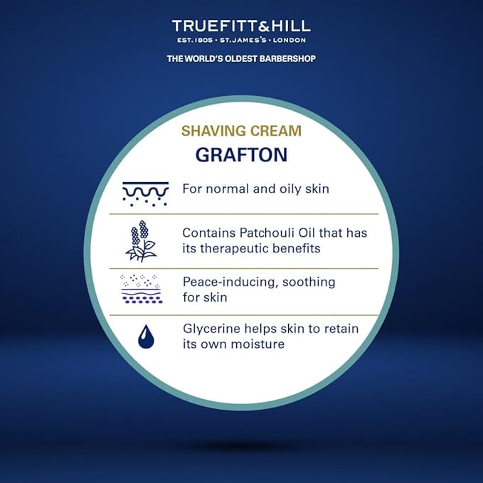 Truefitt & Hill Grafton Shave Cream Tube 75gm