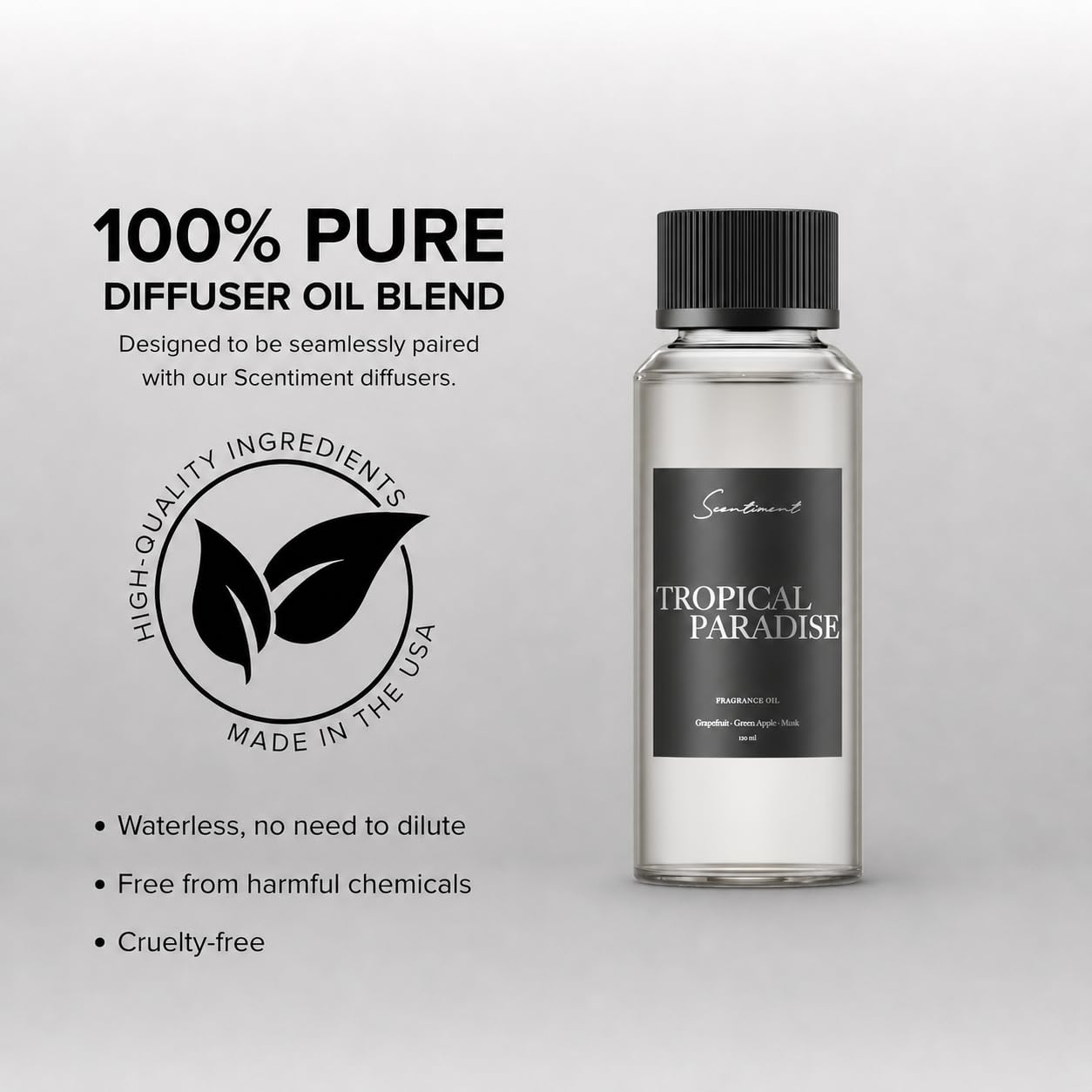 Scentiment Tropical Paradise Diffuser Oil - 4.06 fl oz Refill