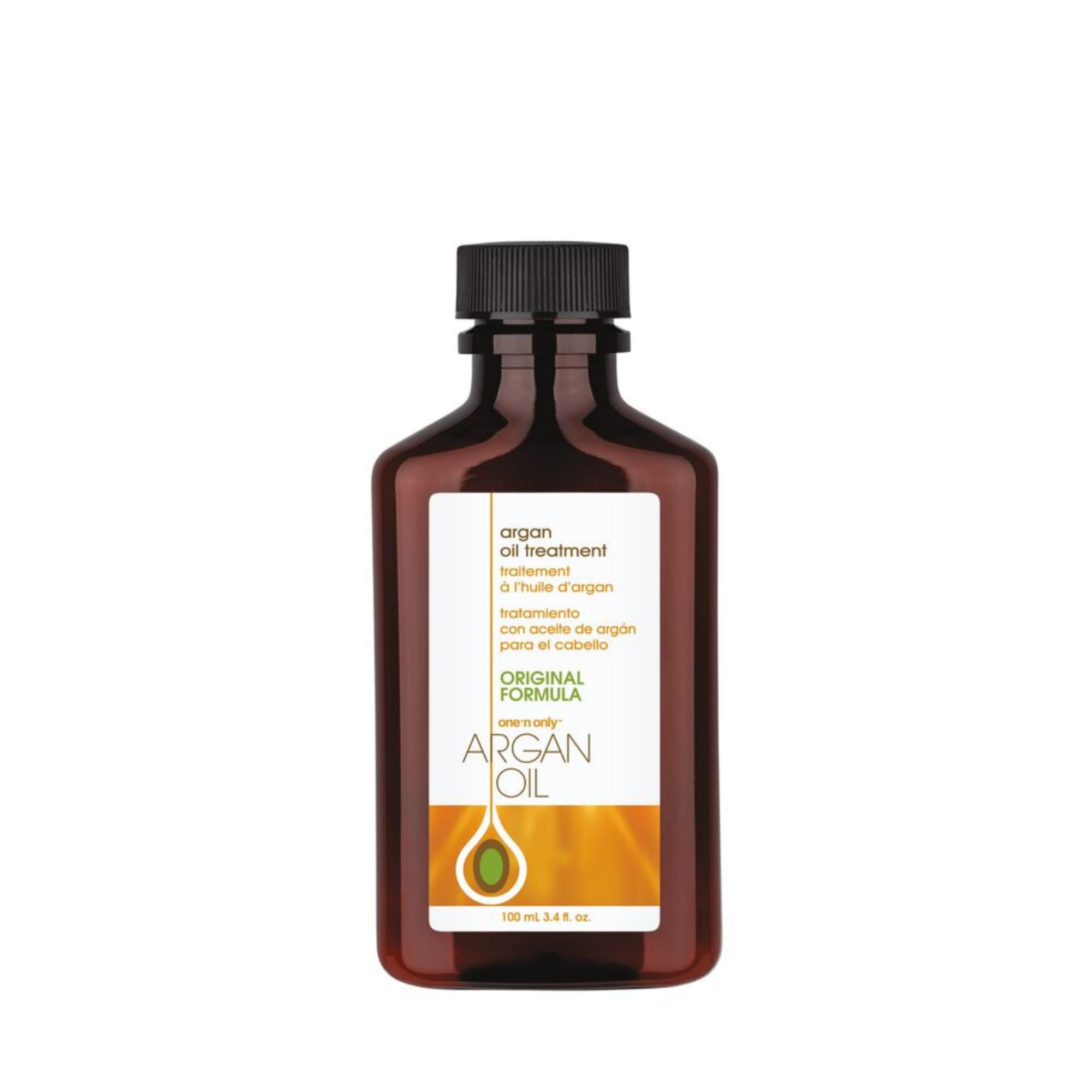 One 'n Only Argan Oil Hair Treatment - Hair Oil Smoothes and Strengthens Dry Damaged Hair, Eliminates Frizz, Creates Brilliant Shines, Non-Greasy Formula, 3.4 Fl. Oz