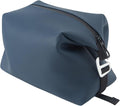 Onbagway 6"x 11" 6L Large Silicone Toiletry Bag,Waterproof Leakproof Foldable Travel Organizer,Dopp Kit Alternative for Men & Women,Navy Bule