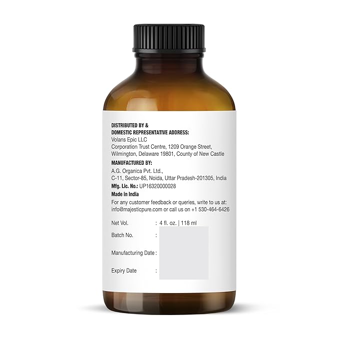 Majestic Pure Essential Oil with Glass Dropper - Essential Oils for Diffuser, Aromatherapy, Soap and Candle Making, Lavender Essential Oil, Lavender Oil, 4 Fl Oz
