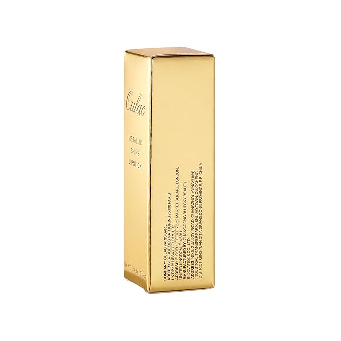 Oulac Glitter Lipstick for Women with Metallic 3D Shine Lightweight Hydrating Formula, High Impact Lip Color, Full Coverage Lip Makeup, Vegan & Gluten Free, Viva La Vida(25)