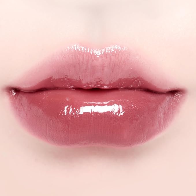 DINTO Blur-Glowy Mini Lip Tint (254 Anima Fortis) – Dewy Finish Glowy Korean Lip Tint, Long Lasting All Day Stain, Neutral Muted Pink, Vegan & Cruelty-Free, 0.04 fl oz