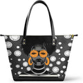 Afroyla African Black Women's Leather Tote Bag, Large Size, Premium Leather, Perfect Presents For Women (Fahari, Premium Vegan Leather)