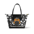 Afroyla African Black Women's Leather Tote Bag, Large Size, Premium Leather, Perfect Presents For Women (Fahari, Premium Vegan Leather)