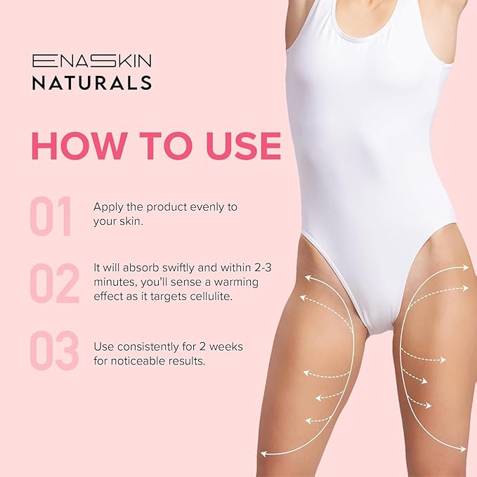 Cellulite Remover for Legs & Inner Thigh- Skin Tightening Lotion for Womens' Booty, Stomach & Belly