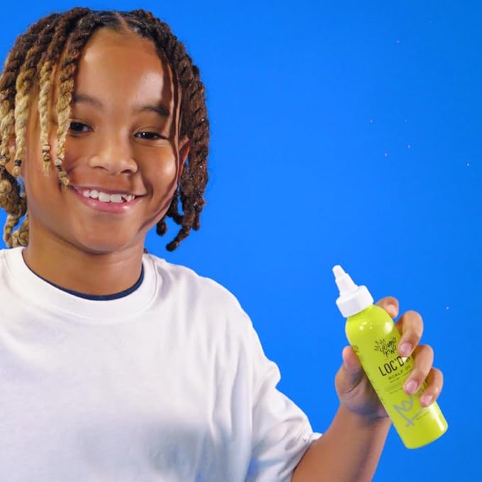 YOUNG KING HAIR CARE Scalp Oil for Boys & Men | Nourishes & Strengthens Curls | Black Castor Oil + Lemongrass | Moisturizes Dry Scalp & Hair | For Curly Hair, Braids, Locs & Twist | Plant Based | 4oz