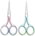 Motanar Multicolor Professional Grooming Scissors for Facial Hair Removal