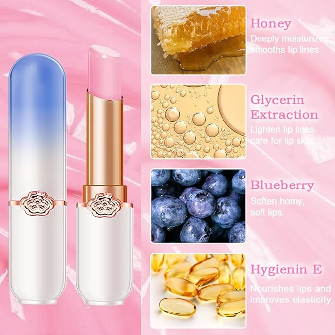 PH Color Changing Lipstick, Magic Lipstick, Moisturizing Pink Lip stick