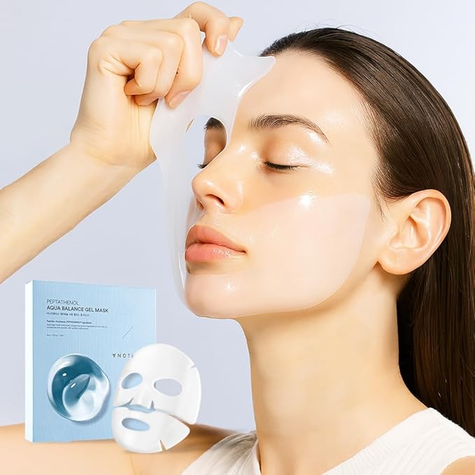 ANOTHERFACE PEPTATHENOL™ Hydrogel Mask | Overnight lifting Mask Pack Korean skin care Pore Minimizing Firming Non-irritation Vegan Korean Skin Care 4Sheets