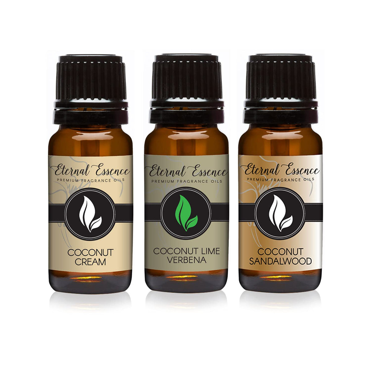 Trio (3) - Vanilla, Chocolate & Caramel - Premium Fragrance Oil Trio - 10ml