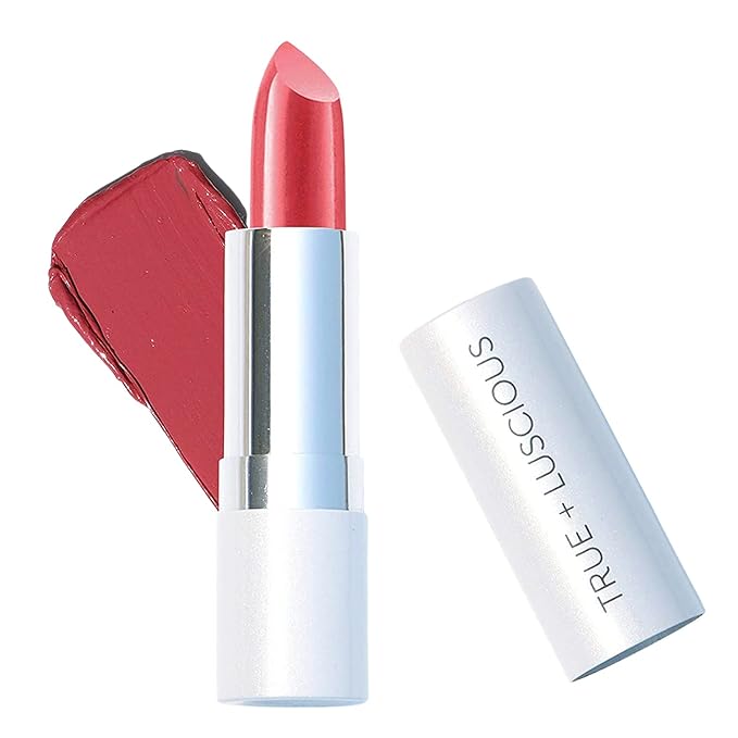 True + Luscious Super Moisture Lipstick | Satin Sheer Lasting Hydrating Lip Color for Dry Lips & All Skin Tones | Lightweight Feel with Hyaluronic Acid & Konjac Root | Vegan | Dreams