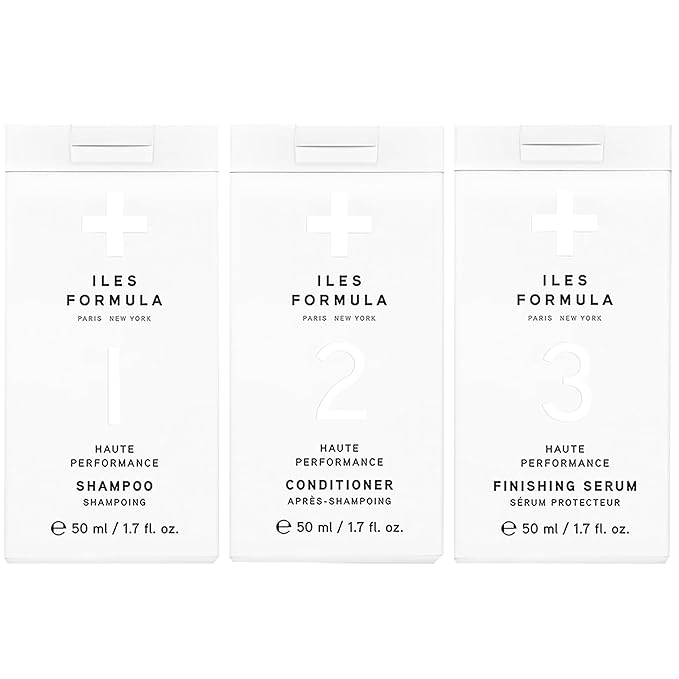 Iles Formula Mini Signature Set: Shampoo, Conditioner & Finishing Serum