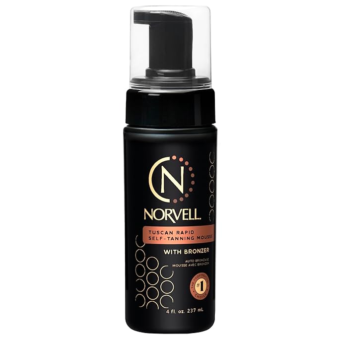 Norvell Tuscan Rapid Self Tanner Mousse 4 fl oz with Bronzer