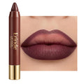 Erinde Matte Lipstick Crayon for Women, Berry Red Wine 24 Hour Lipstick Lip Liner Pencil, Neutral Lip Stick Long Lasting Waterproof, Vegan & Cruelty-Free, 05