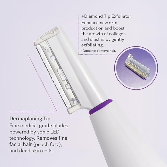 Michael Todd Beauty Sonicsmooth Pro+ Dermaplaning System & Eyebrow Trimmer