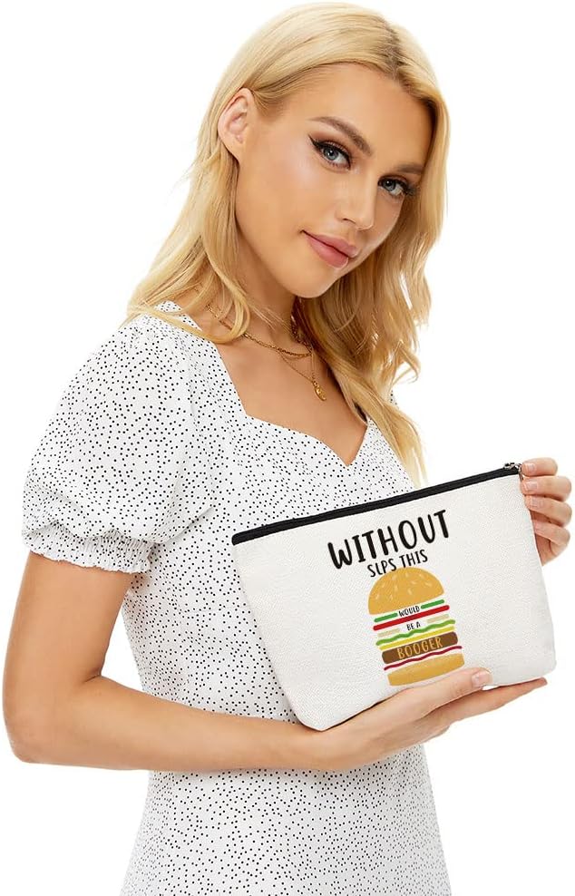Speech Therapist Appreciation Makeup Bag Therapist Cosmetic Bag