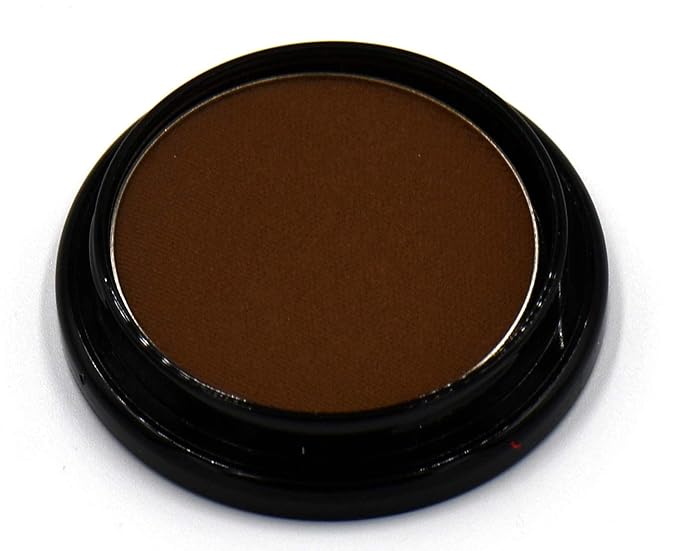 Pure Ziva Chocolate Brown Chestnut Cocoa Matte Opaque Pressed Powder Single Vegan Eyeshadow; Talc, Paraben & Cruelty Free