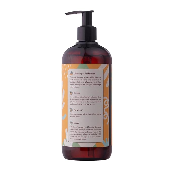 Hair Try Date With Exfoliate – Multi-Function Enzymatic Exfoliating Shampoo with Ficin – For Deep Cleansing & Refreshing of the Scalp – Net 16.90 Fl. Oz/ 500 ml