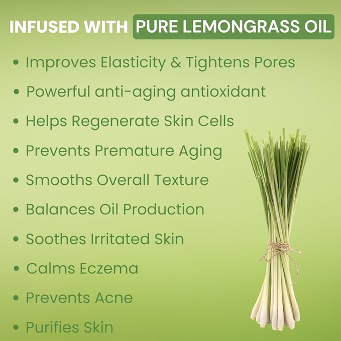 Natural Escapes Lemongrass Hand & Body Lotion w/Aloe Vera & Olive Oil, 8oz