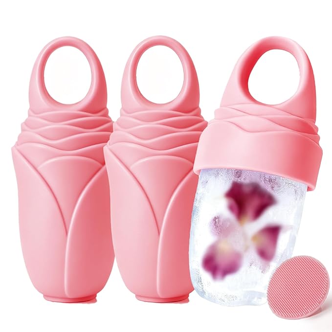 Mabnuby Ice Roller for Face and Eyes, Reusable Ice Cube Roller Tools