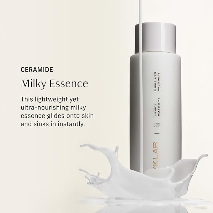 CYKLAR Ceramide Milky Essence Unscented Body Lotion for Dry Skin - 8 fl oz