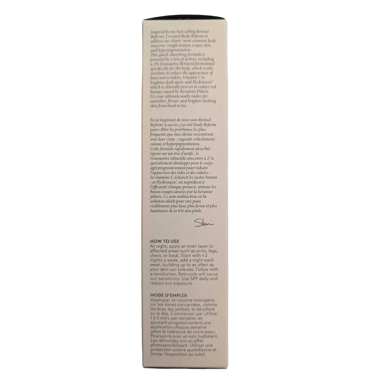 Shani Darden Skincare Body Reform Treatment Serum with Granactive Retinoid