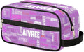 KFNHN Personalized Name Toiletry Bag, Orchid Purple Color, Colorful Names