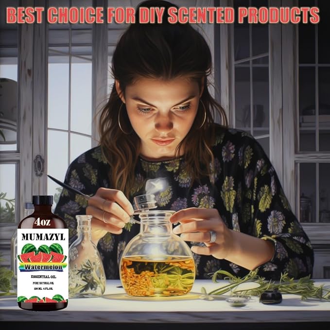 Watermelon Essential Oil, Watermelon Oil 4 Fl Oz for Diffuser Air Freshener