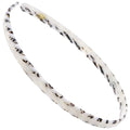 Camila Paris CP3471 French Headband for Women, Handmade White and Gray, Strong Hold Grip Women's Hair Band, Ligth and Very Flexible, No Slip Durable Styling Girls Hair Accessories, Made in France