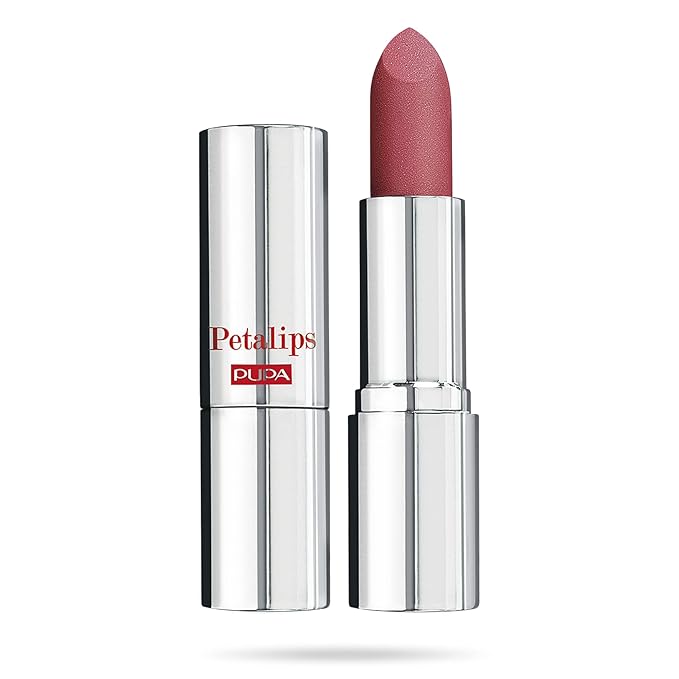 PUPA Milano Petalips Soft Matt Lipstick - Lightweight And Imperceptible - Provides Color With Buildable Intensity - Combines Comfort Of A Balm With A Matte Finish - 007 Delicate Lily - 0.123 Oz