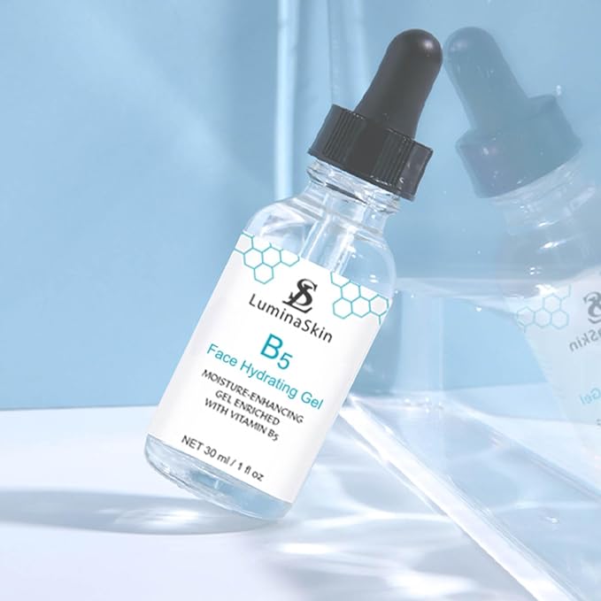 LuminaSkin Hydrating Vitamin B5 Gel Skin Moisture-Enhancing Gel, Hyalu B5 Pure Hyaluronic Acid Serum for Face, with Vitamin B5, Anti-Aging Serum for Fine Lines and Wrinkles 30 ml