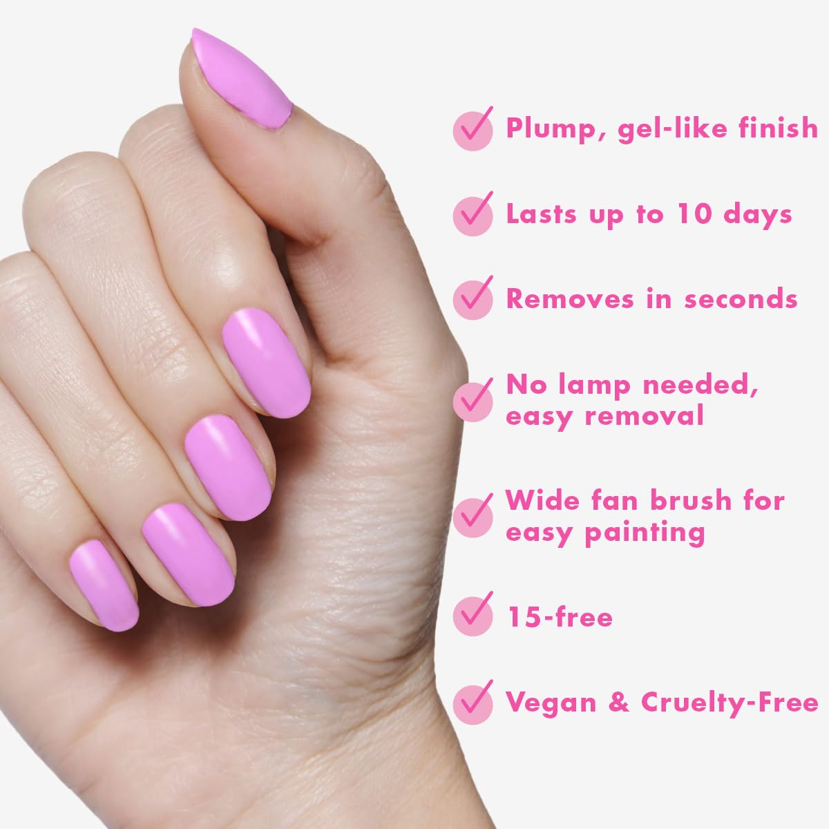 Olive & June Long Lasting Nail Polish, Fierce & Loving Lilac