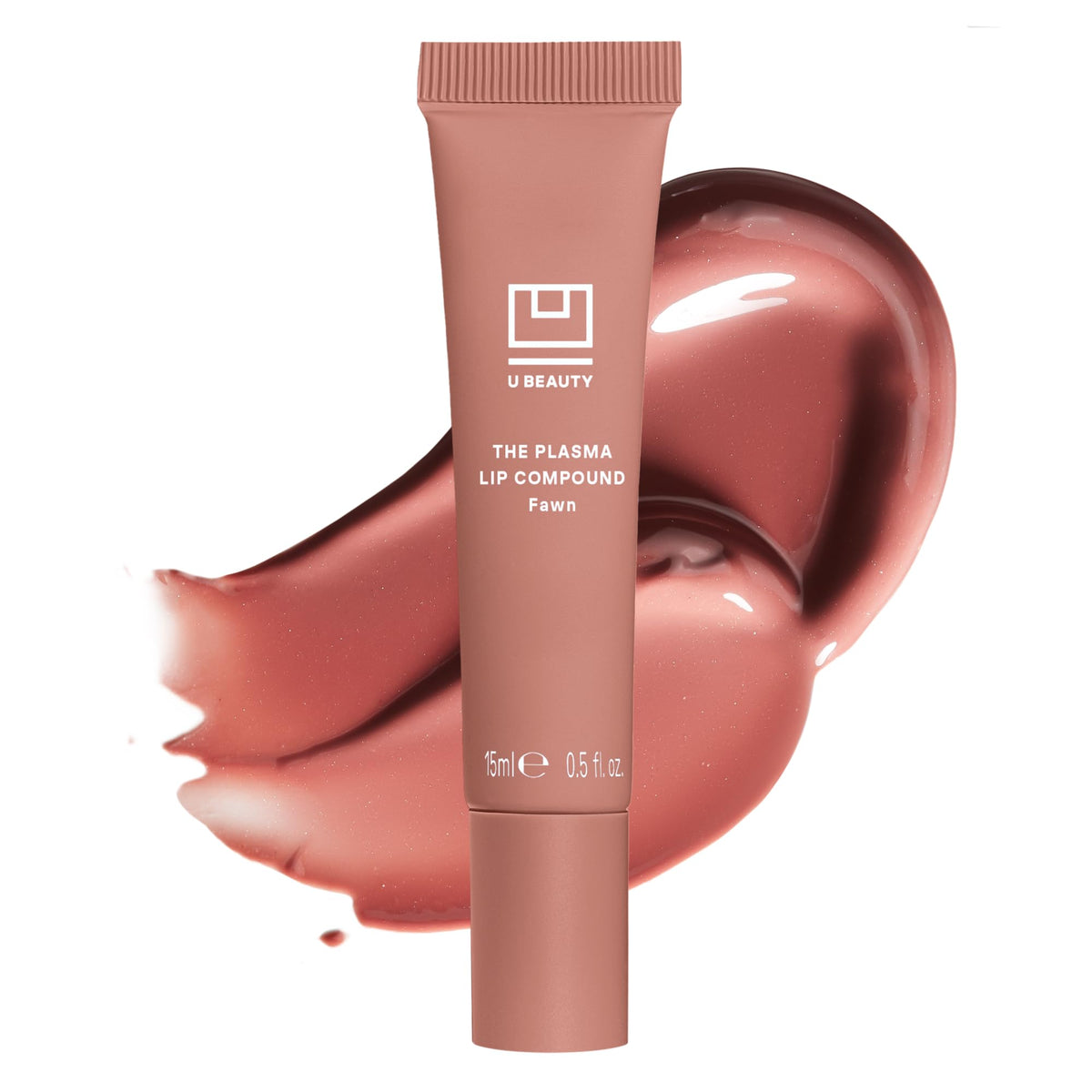 U Beauty The PLASMA Tinted Lip Compound - Plumping Lip Gloss, Flush - 15 ml