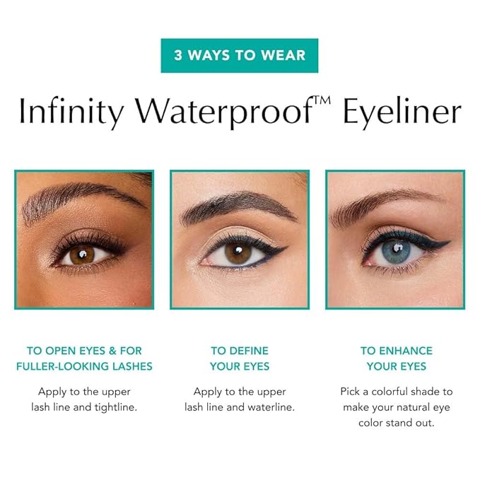 Thrive Causemetics Infinity Waterproof Eyeliner Pencil, Black Matte Shade