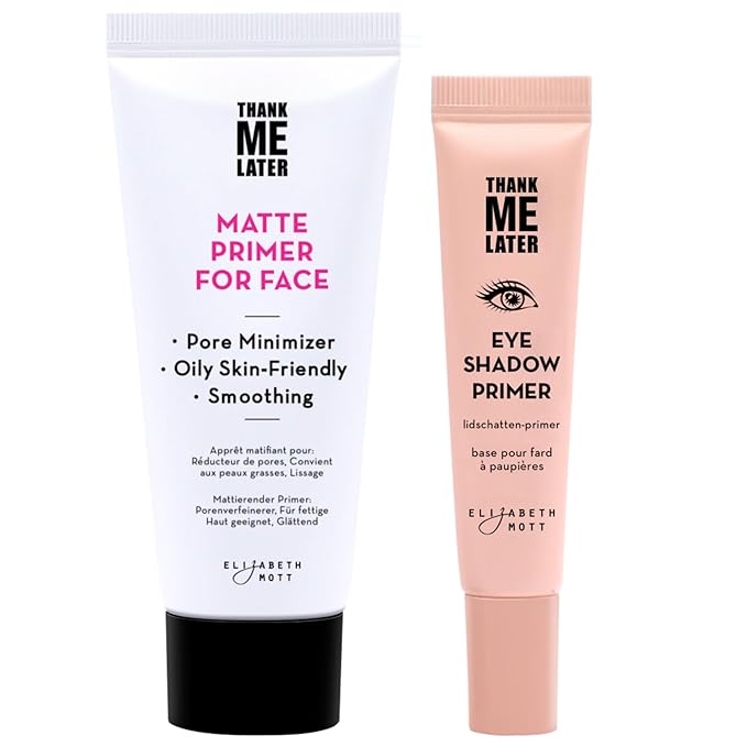 Elizabeth Mott Thank Me Later Face & Eye Primer Bundle, 10g + 30g