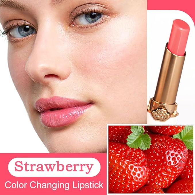PH Color Changing Lipstick, Magic Lipstick, Moisturizing Pink Lip stick